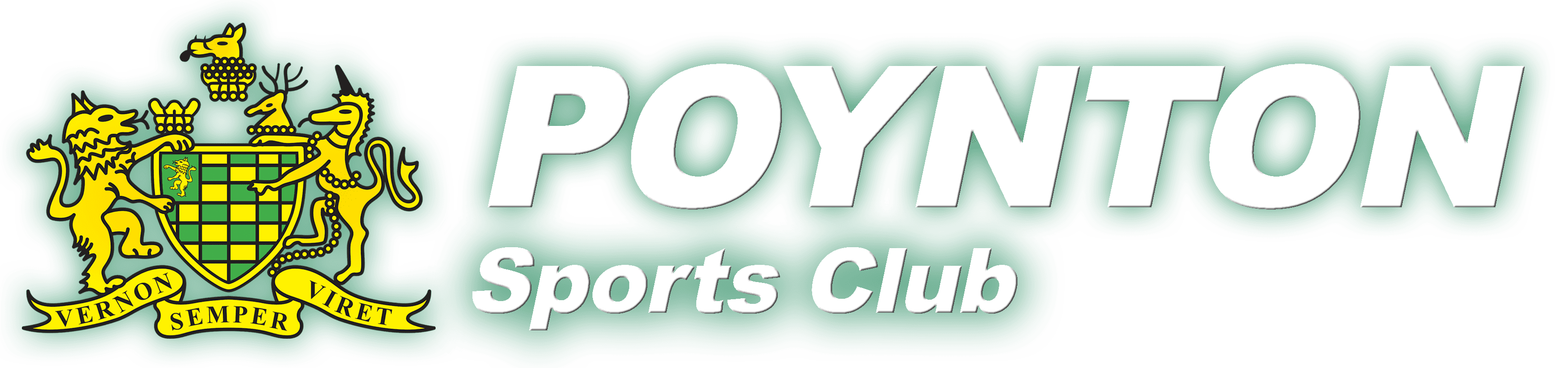 Poynton Sports Club logo marque in Yellow 2022